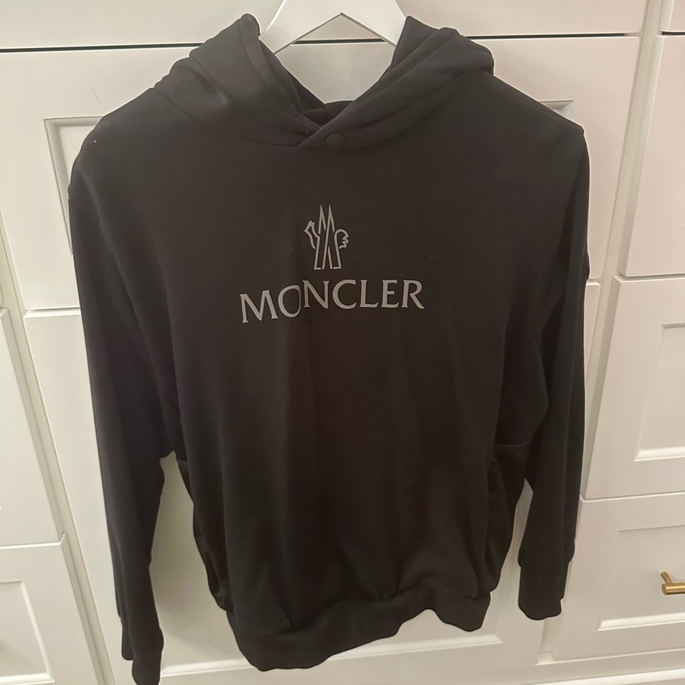 Moncler Black Logo Hoodie